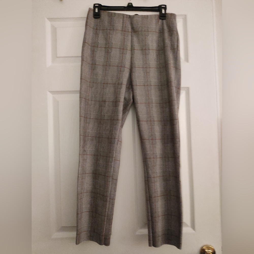 ZARA NEW never worn pull on pants size L gray stratchy no zipper soft fabric